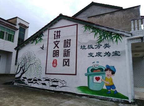 封丘墙绘是现在流行的墙体广告