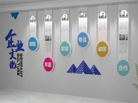 封丘企业文化墙需要传递什么办公文化？